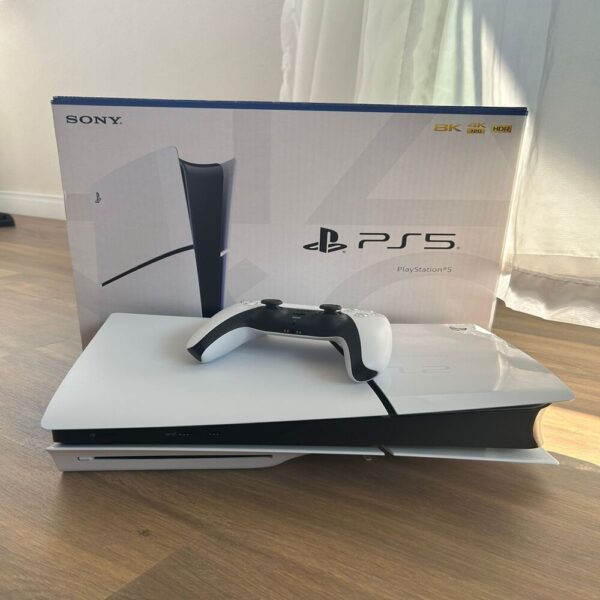 Playstation 5 Slim Versão com Leitor de Disco - Novo - Caixa Lacrada - 1 Ano de Garantia
