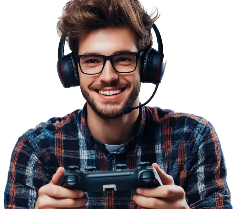 Vídeo Game Brusque-jogador